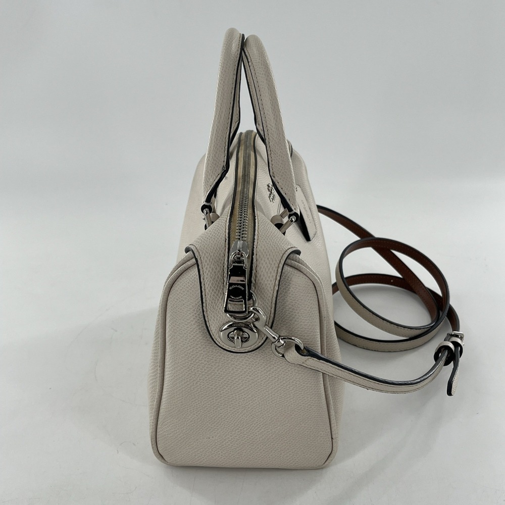 Coach Peanuts Limited Edition Snoopy Mini Bennett Satchel Crossbody White Chalk - Picture 7 of 16